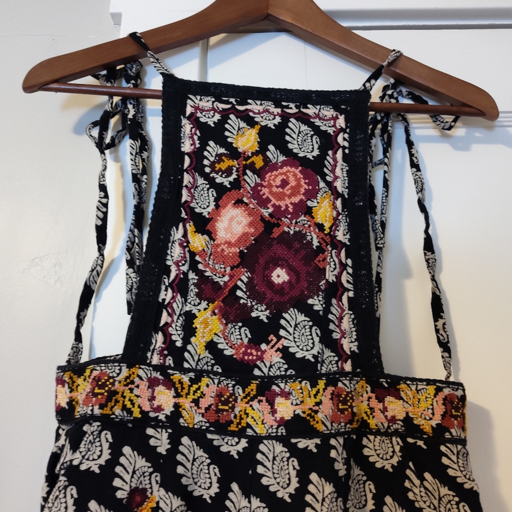 Anthropologie Embroidered Wide Leg Jumpsuit - Picture 16 of 16